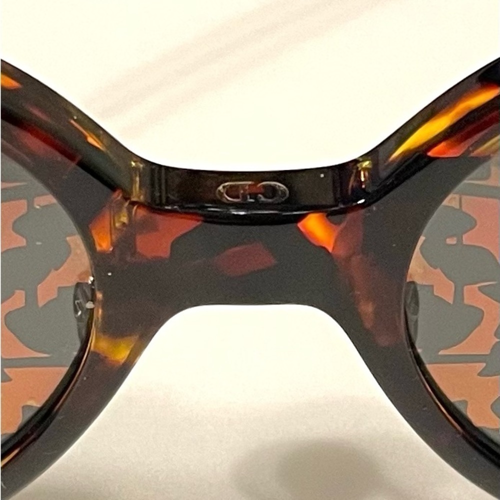Christian Dior Umbrage Havana Brown Gold Sunglasses - Picture 8 of 13